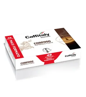 kávová kapsula Caffitaly Corposo 48 ks