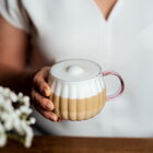 Vialli Design - Tulip Set 2 šálok s ružovými rúčkami 350 ml 