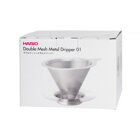 kávový dripper Hario Double Mesh Metal Dripper V60-01