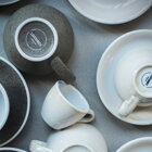 Loveramics Egg - caffe latte 300 ml - šálka s podšálkou ivory