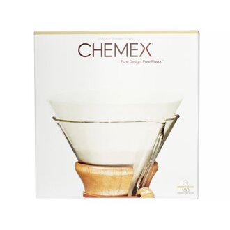 Filtre CHEMEX 4 - 13 šálok -100 ks - biele