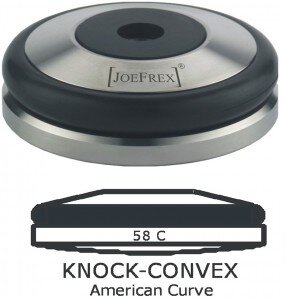 tamperová základňa JoeFrex Knock Convex 58 mm