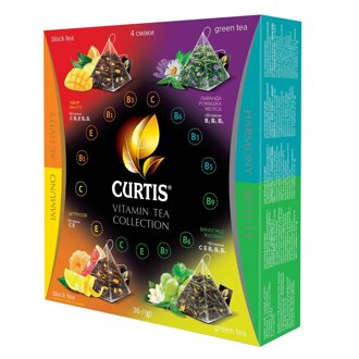 čaj porciovaný kolekcia čajov CURTIS Vitamin Tea Collection - 36 g