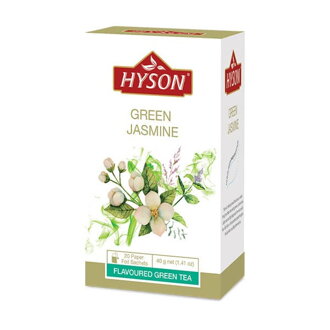 čaj porciovaný zelený HYSON Green Jasmine Tea - 40 g