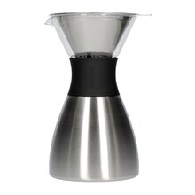 Asobu - Pourover Insulated Coffee Maker strieborno-čierny