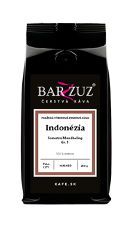 káva Barzzuz Indonézia - Sumatra Mandheling BIO