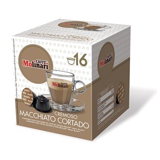 kávová kapsula Caffé Molinari Cremoso Macchiato Cortado 16 ks