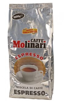 káva Caffé MOLINARI ESPRESSO 1000g zrnková