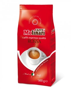 káva Caffé MOLINARI ROSSO 500g zrnková