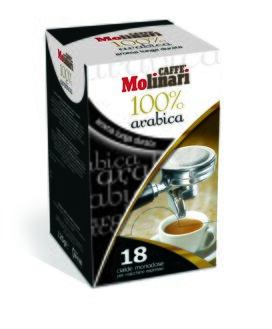 kávová kapsula Caffé MOLINARI PODy 100% Arabica 7g - bal.18 ks