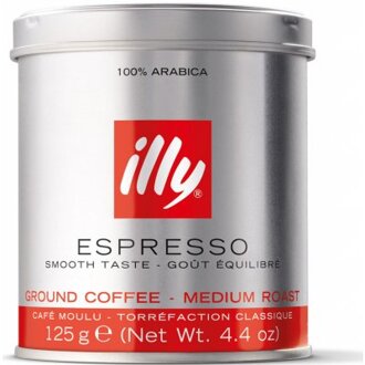káva mletá illy Espresso  Classico 125 g medium roast