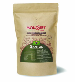 Mokasir ´s Brazil Santos káva zrnková Single Origin 500 g