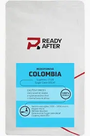 Colombia - Ready After Bezkofeinová Supremo 17/18 Sugar Cane Decaf 100% Arabica