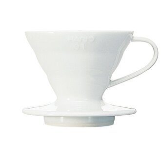 kávový dripper HARIO V 60 - 01 keramika biely