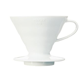 kávový dripper HARIO V 60 - 02 keramika biely