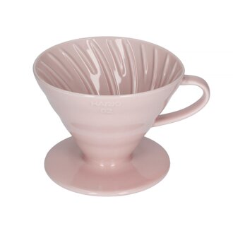 kávový dripper HARIO V 60 Ceramic VDC-02  ružový