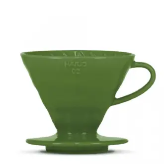 kávový dripper HARIO V 60 Ceramic VDC-02  colour edition tmavozelený