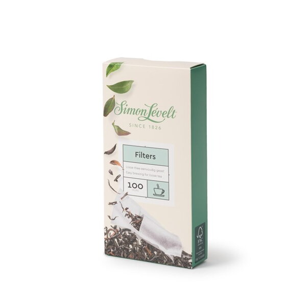filter papierový na sypaný čaj Simon Lévelt - L - 100 ks