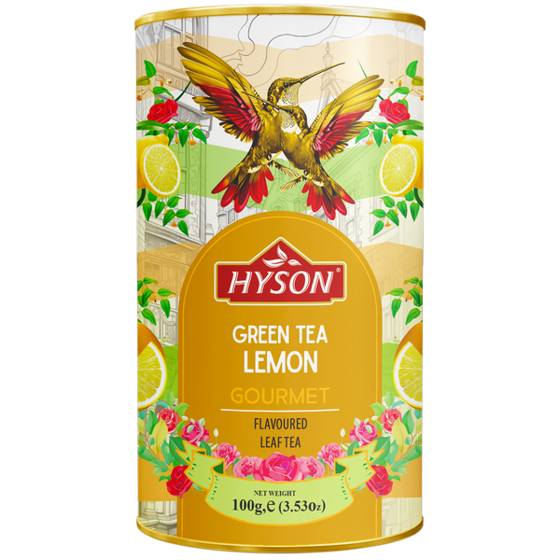 čaj sypaný zelený HYSON Lemon Gourmet - 100 g