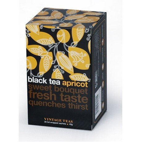 čaj porciovaný Vintage Teas čierny čaj s marhuľou - 45 g