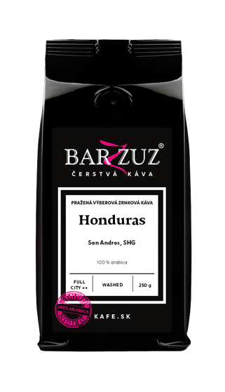 káva Barzzuz Honduras -  San Andres, SHG, praná, 250 g