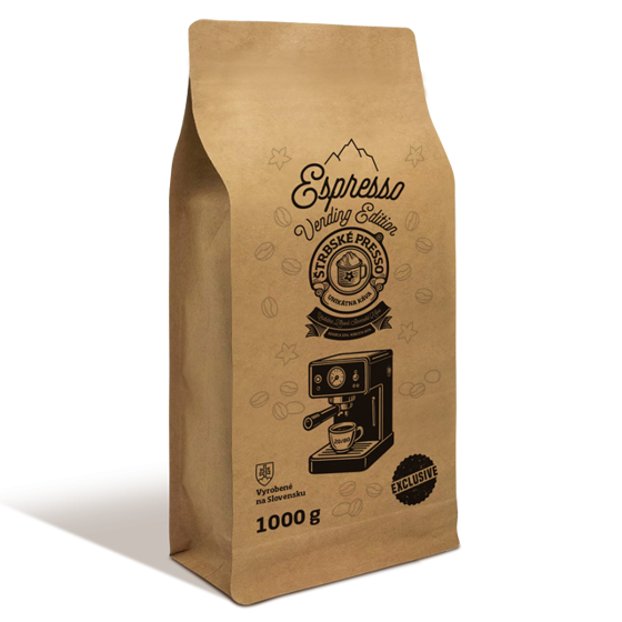 káva Štrbské Presso VENDING exclusive zrnková 1000g
