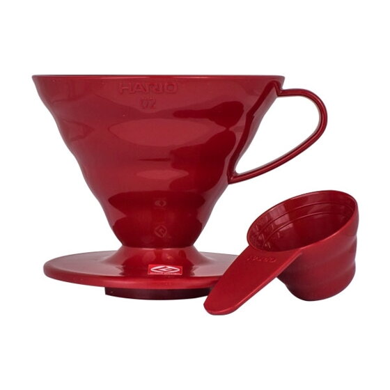 kávový dripper HARIO V 60 - 02 keramika červený