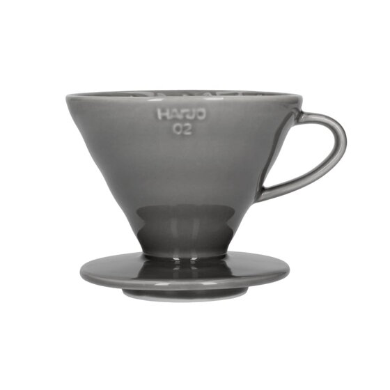 kávový dripper HARIO VDC - 02 - GR - UEX grey 