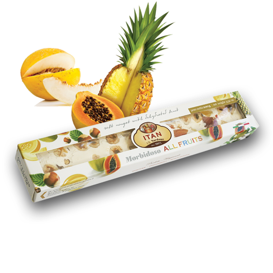 ITAN Jemný nugát so sušeným ovocím 100 g