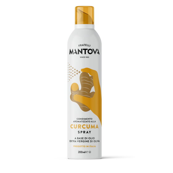 olivový olej v spreji - Extra Panenský - kurkuma 200 ml