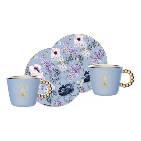 Bialetti - Set 2 ks Bridgerton Espresso šálka a podšálka
