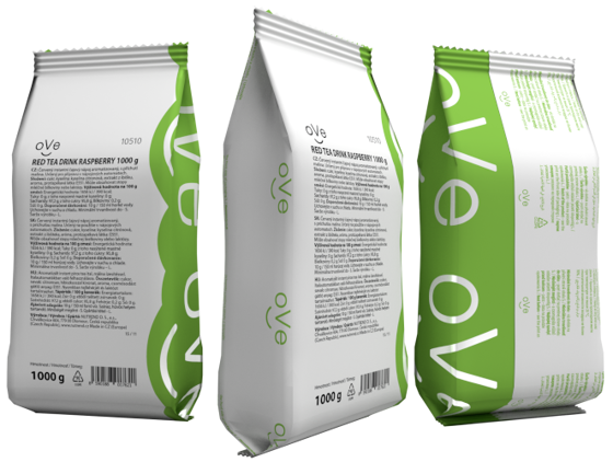 oVe Red Tea Drink Raspberry Flavour 1000g